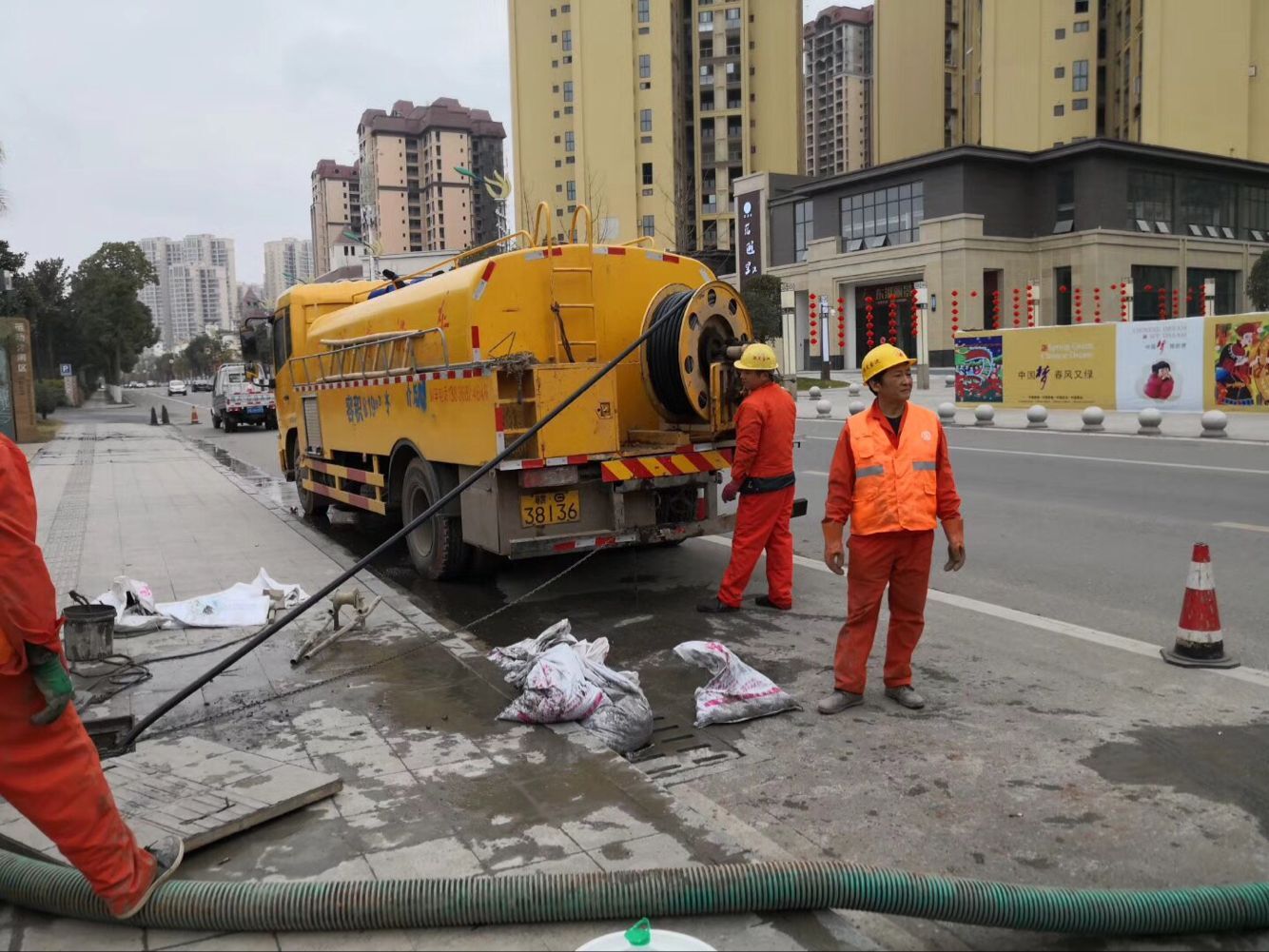 虎门港管委会排污管道清淤-管道清洗